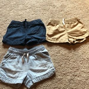 Girls Cat&Jack shorts bundle